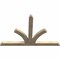 Ekena Millwork Richland Rough Sawn Timber Gable Bracket, Douglas Fir, 96"W x 64"H x 4"D x 6"F, 16/12 Pitch GBW096X64X0406RIC00RDF - alternate 3